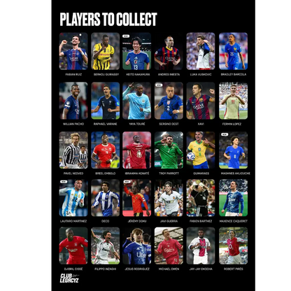 Club Legacyz Icons 4th Edition World Heroes Football Cards - Display